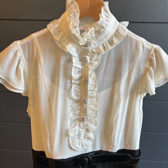 Black and Off-White Dress - Picture 2 of 9